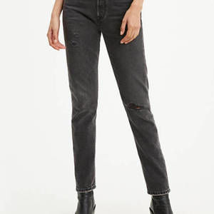 Levi's 501 Skinny Women's Jeans - Black Stick
